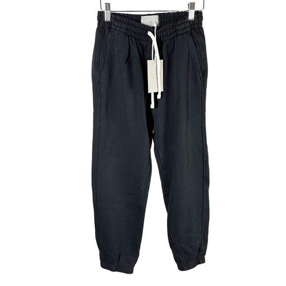 Everlane Organic Cotton Sweat Jogger Pants Size XXS Black - Picture 1 of 7